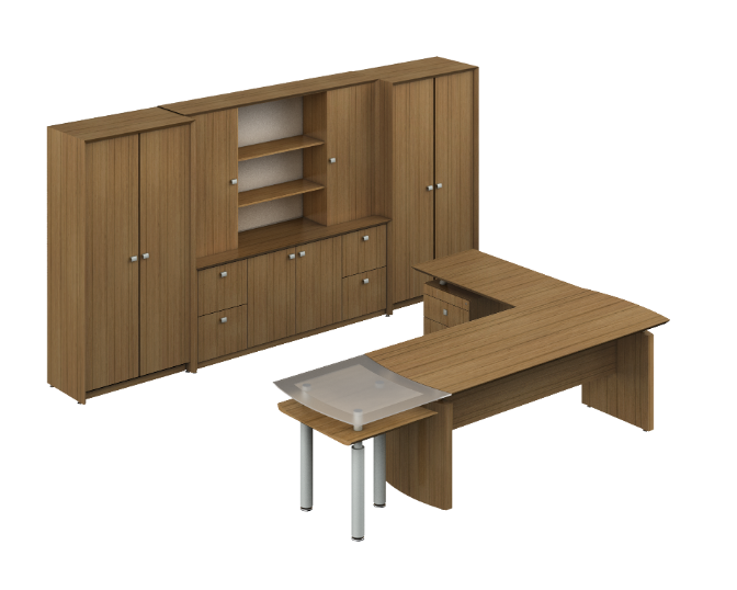 CEO group veneer doors 142 x 130 x 71" Contempo