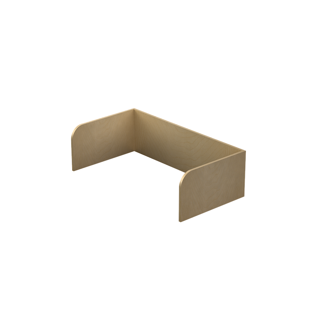 Mampara p/Mesa Operativa 120 cm 119 x 60 x 35 cm TML Cyber