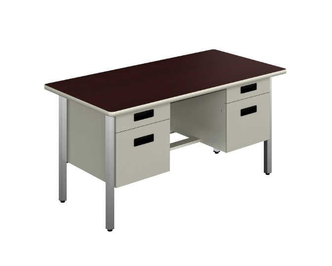 4-Drawer desk 60 x 30 x 30" Concord