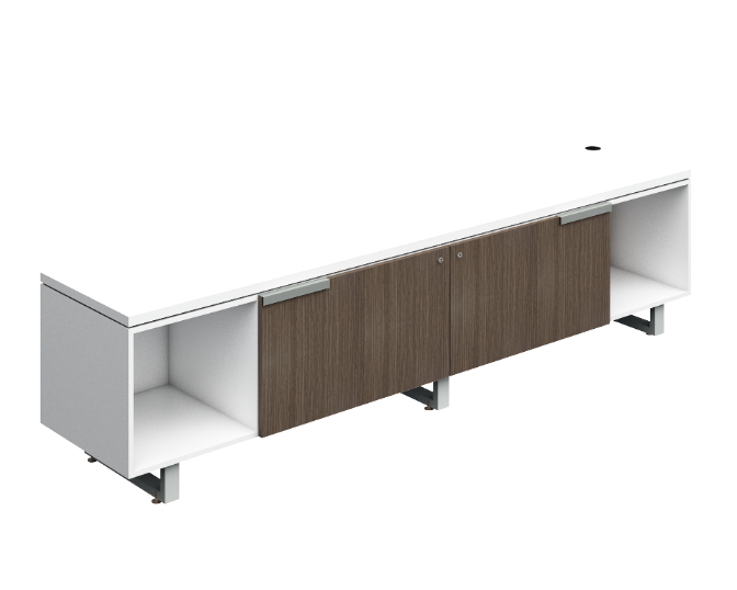 Credenza two central drawer 96 x 20 x 24" G Connect WV