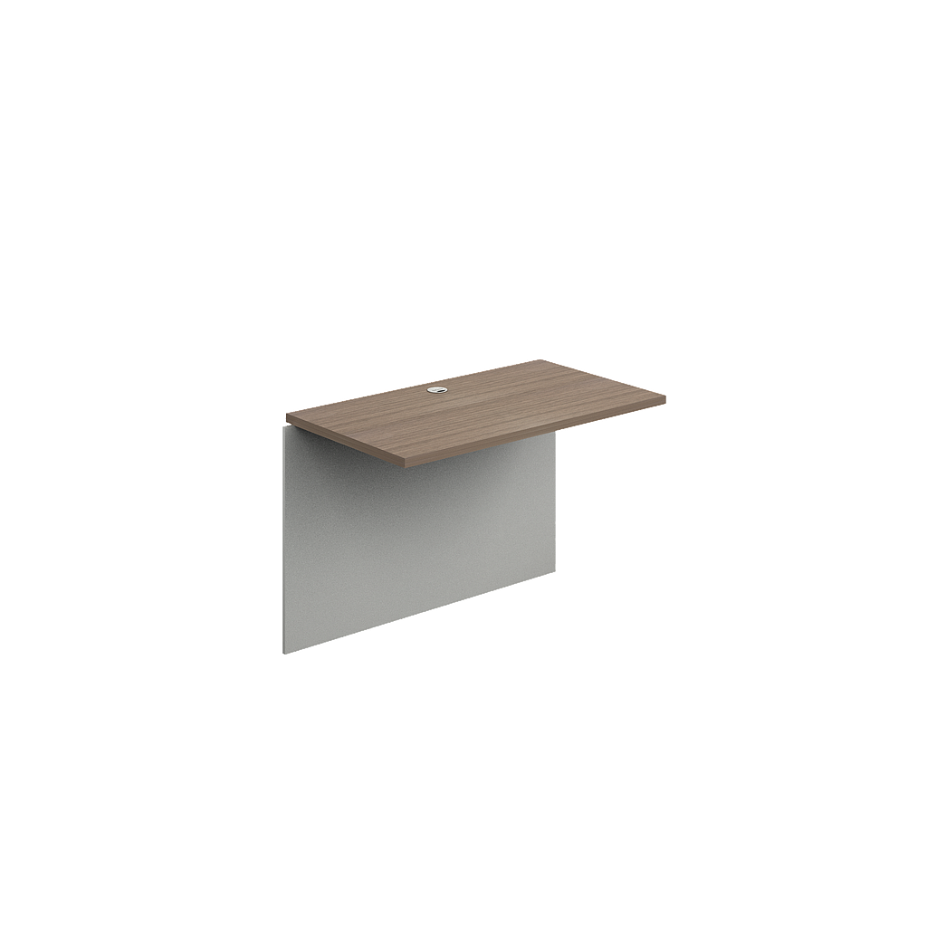 Bridge with full modesty panel 36 x 24 x 30" Prime