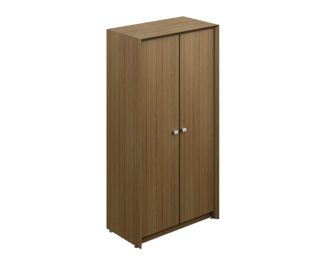 Veneer-door bookcase 35 x 19.5 x 71" Contempo