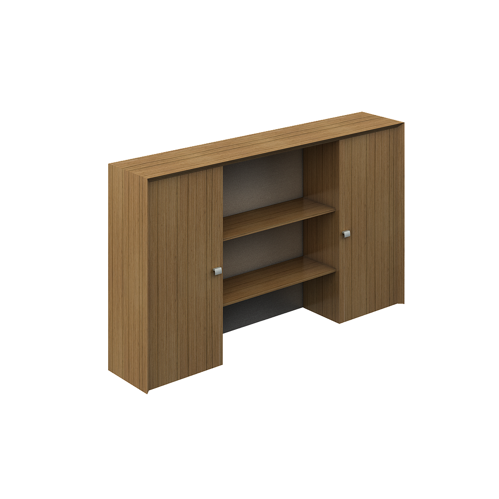 2-Door (veneer) hutch 71 x 15.5 x 41" Contempo