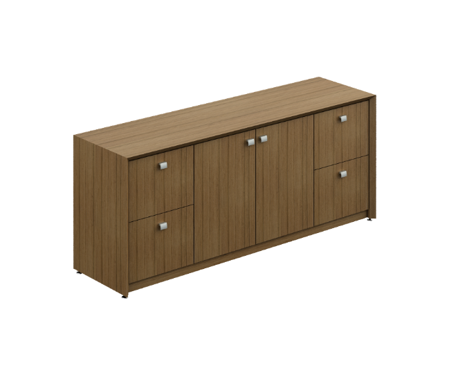2-Door (veneer) credenza 71 x 19.5 x 30" Contempo
