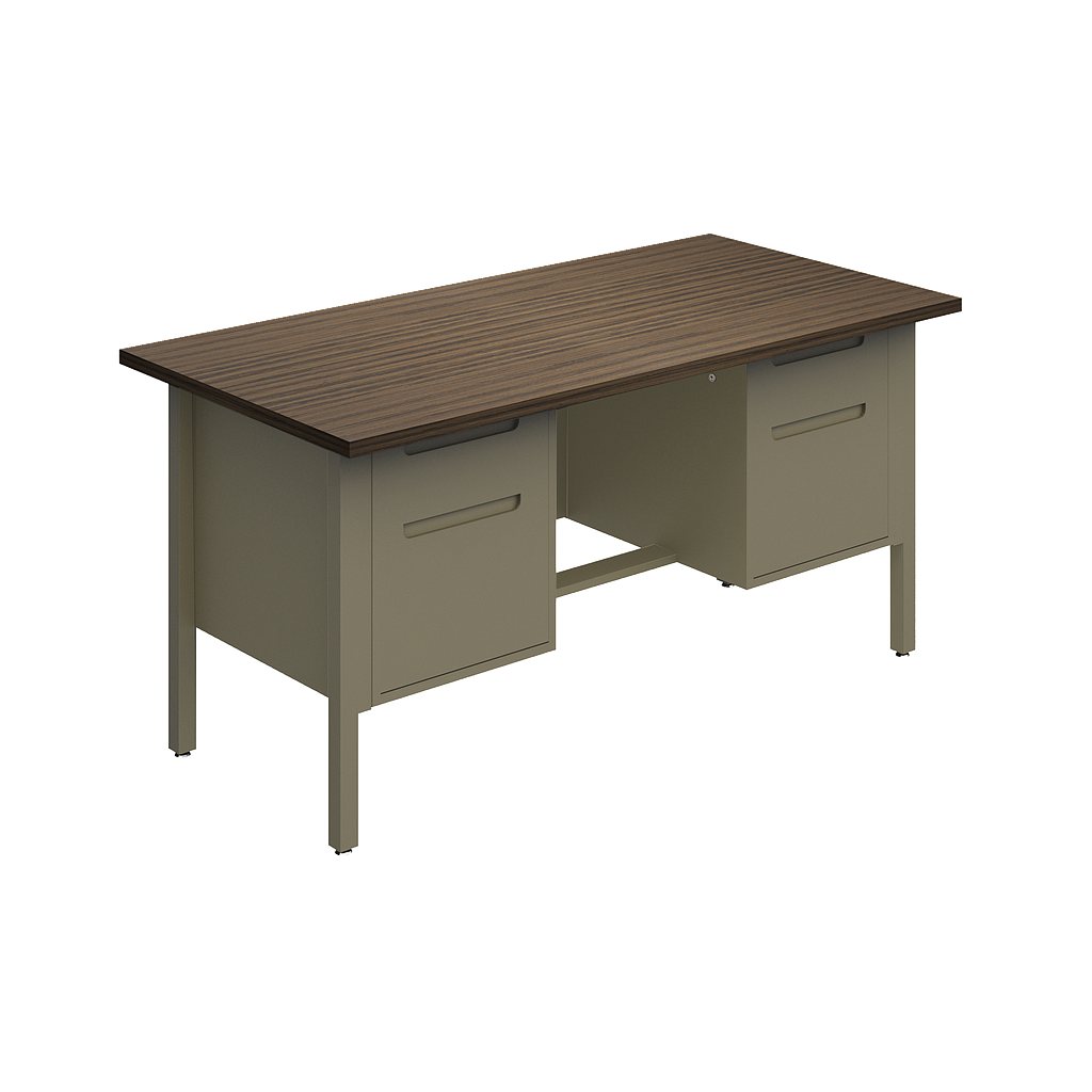 Double pedestal desk 60 x 30 x 30" Nova