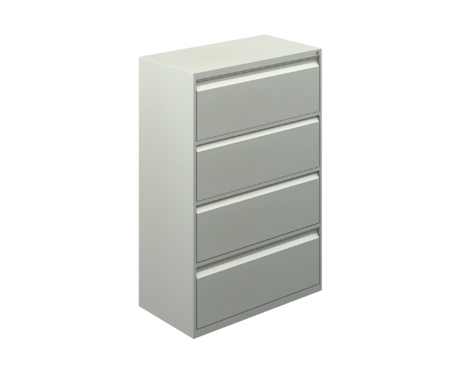 4-Drawer lateral file cabinet 36 x 19 x 53" Arka