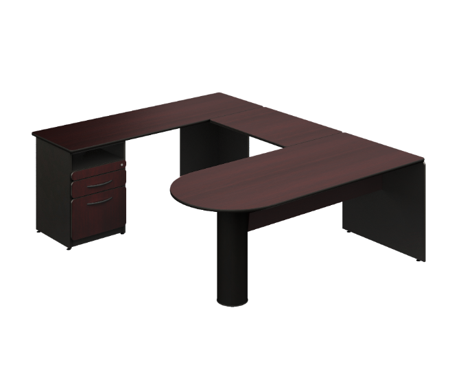 Conjunto Semi Ejecutivo 180 x 230 x 75 cm Basic