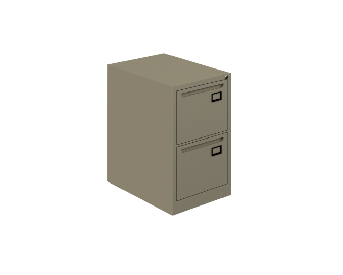 2-Drawer Steel file cabinet 18 x 25 x 29" 22 gauge Nova