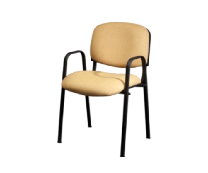 Comfort fabric guest chair w/arms
