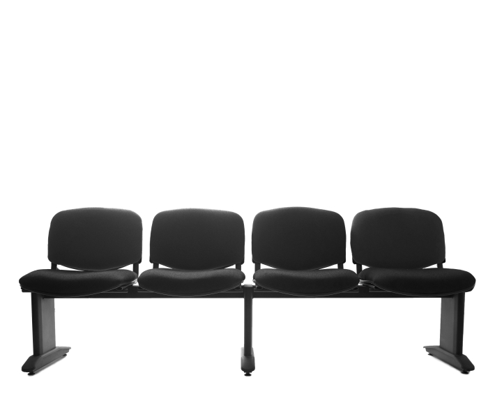 Tandem Tapizado 4 Plazas Comfort