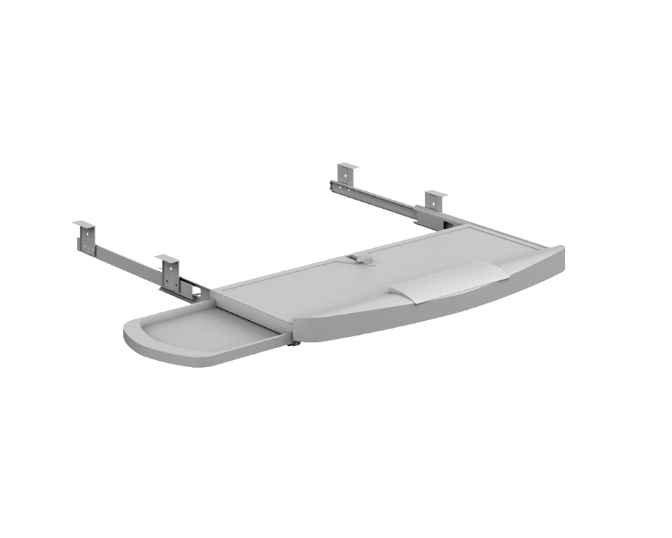 Porta Teclado Plastico c/Portamouse 70 x 30 cm