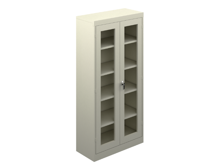Acrylic door steel cabinet 34 x 15 x 71"