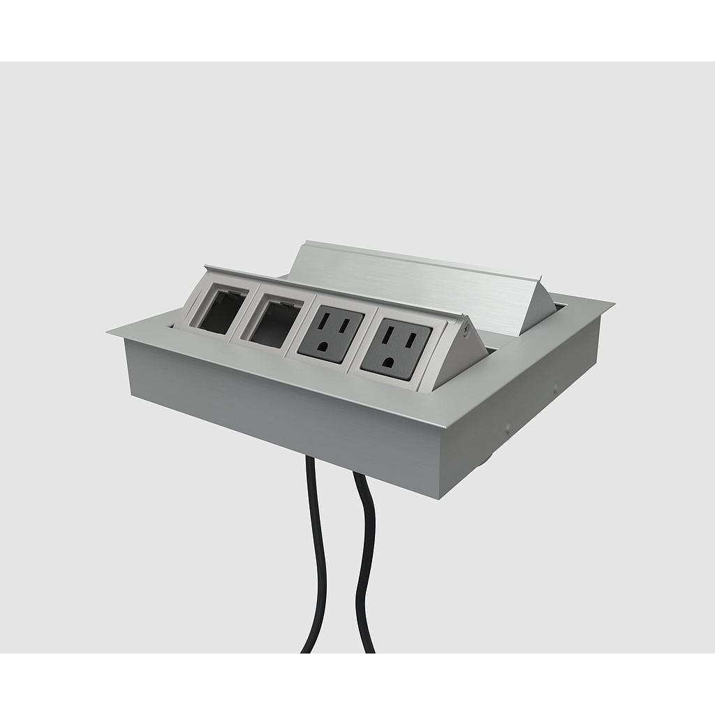 M2X 2 power, 2 open data 72" cord