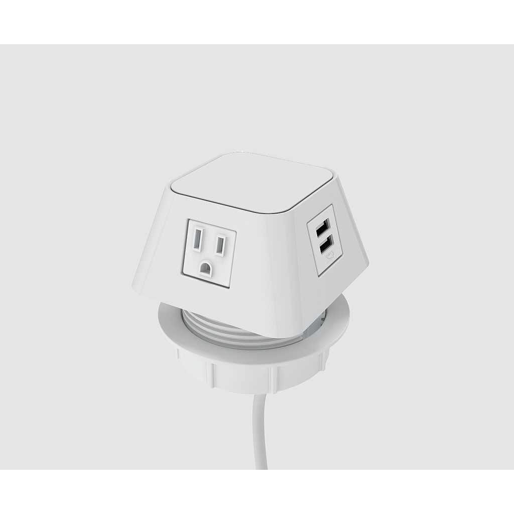 Moire 2 power, 2 USB A+C charger 72" cord