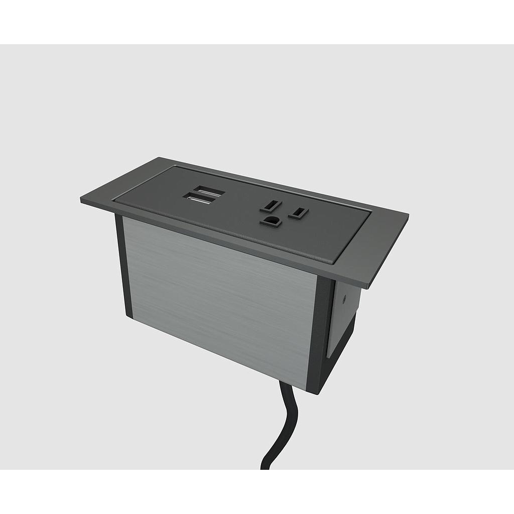 [BE04315-1-1A-Z-72-Z294] Dean Z 1 power, 1 USB 72" cord (Storm)