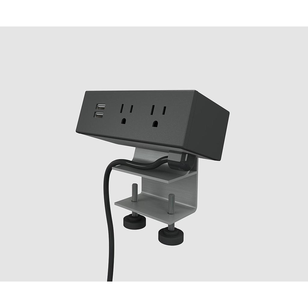 [BE04315-2-1A-A-120-Z245] Dean A 2 power, 1 USB 120" cord (Fog)