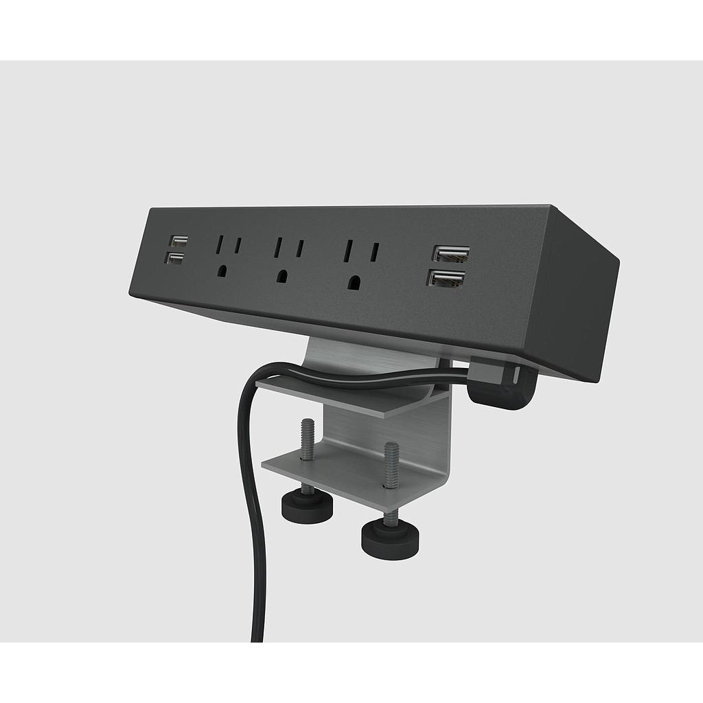 [BE04315-3-2A-A-120-Z220] Dean A 3 power, 2 USB 120" cord (White)