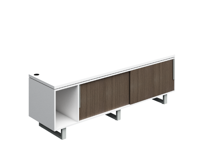 Credenza two sliding doors 71 x 20 x 24" G Connect