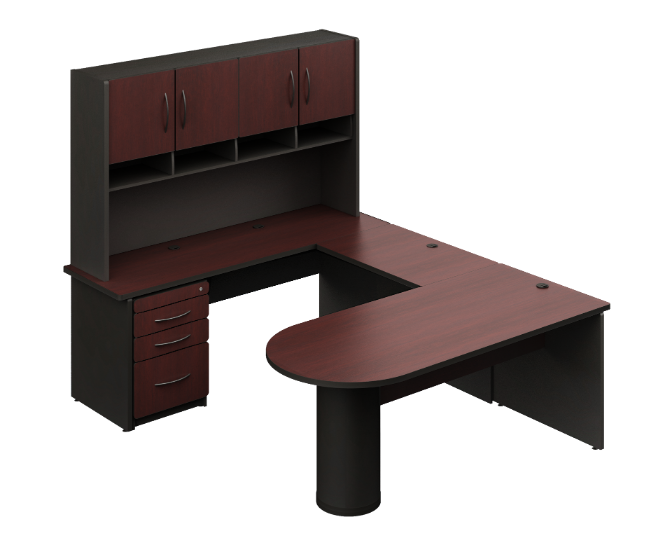 U-group with hutch 72 x 91 x 71" Spazio