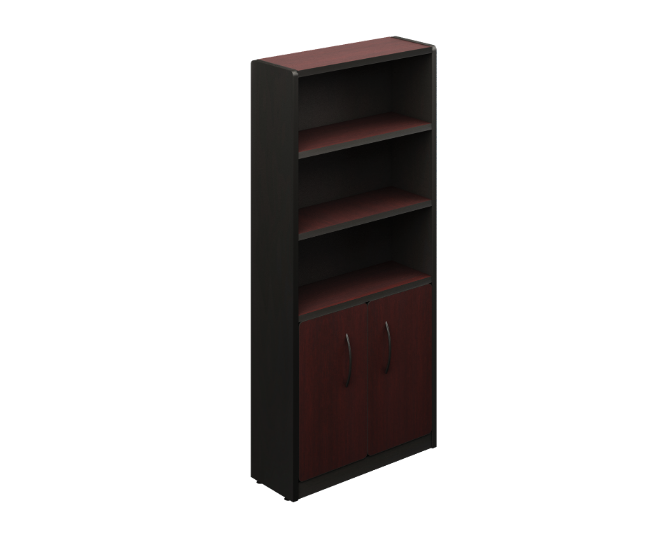 Half open bookcase 33 x 12 x 71" Spazio
