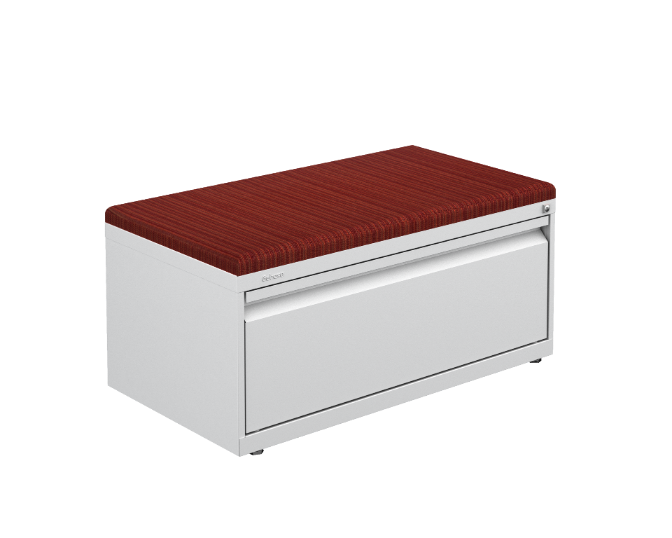 Steel single drawer lateral file w/custion 36 x19.3 x 15" Urban