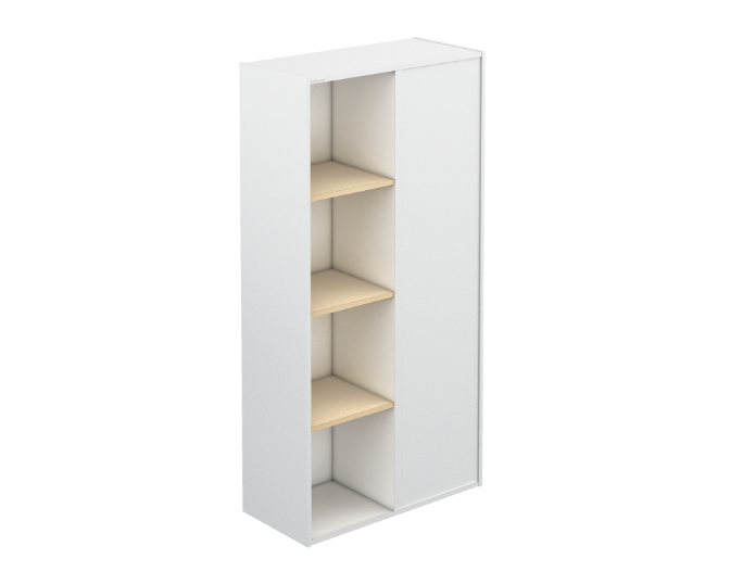 Space dividing bookcase 30 x 14 x 60" Urban