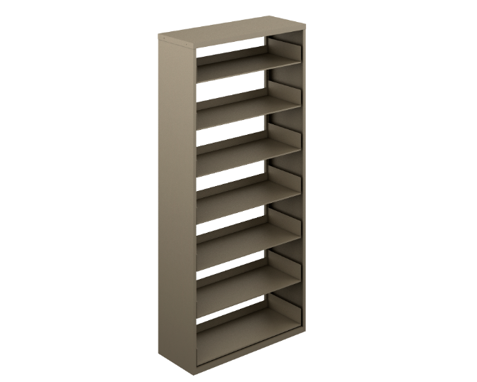 Steel open shelf 39.5 x 15.5 x 86.5"