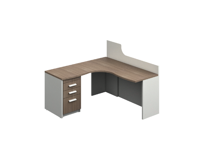 Private L-group 60 x 60 x 44" Prime