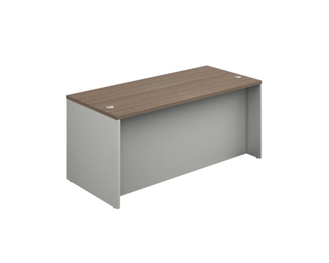 Desk shell with full modesty 72 x 30 x 30" Prime