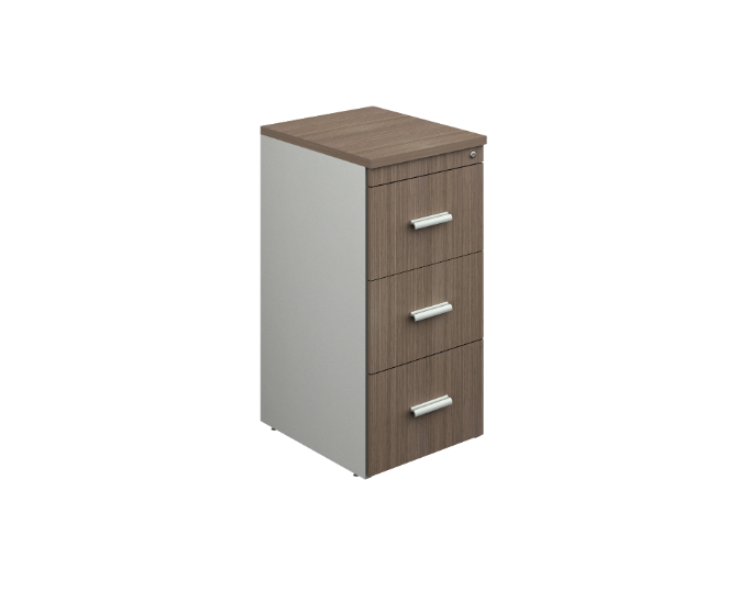 [GBR330BP30BP10] 3 Drawer vertical file (letter) 20 x 23 x 42" Prime (Oxford, Baja Presion Silver)