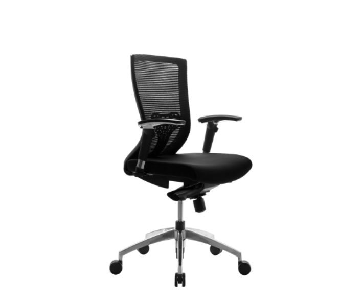 [GDN500TZ00] Sillon Semi Ejecutivo Gant Asiento Tela Negro